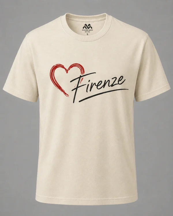 Brown Firenze Heart Premium Unisex T-Shirt