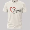 White Firenze Heart Premium Unisex T-Shirt