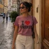 Pink FIRENZE Classic Souvenir Women’s T-Shirt