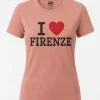 Pink FIRENZE Classic Souvenir Women’s T-Shirt