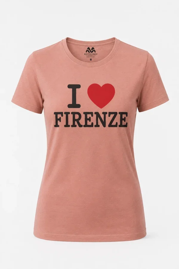 Pink FIRENZE Classic Souvenir Women’s T-Shirt
