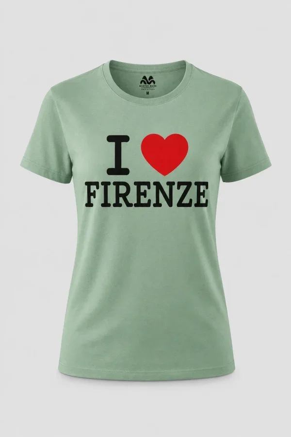 Sage Green FIRENZE Classic Souvenir Women’s T-Shirt