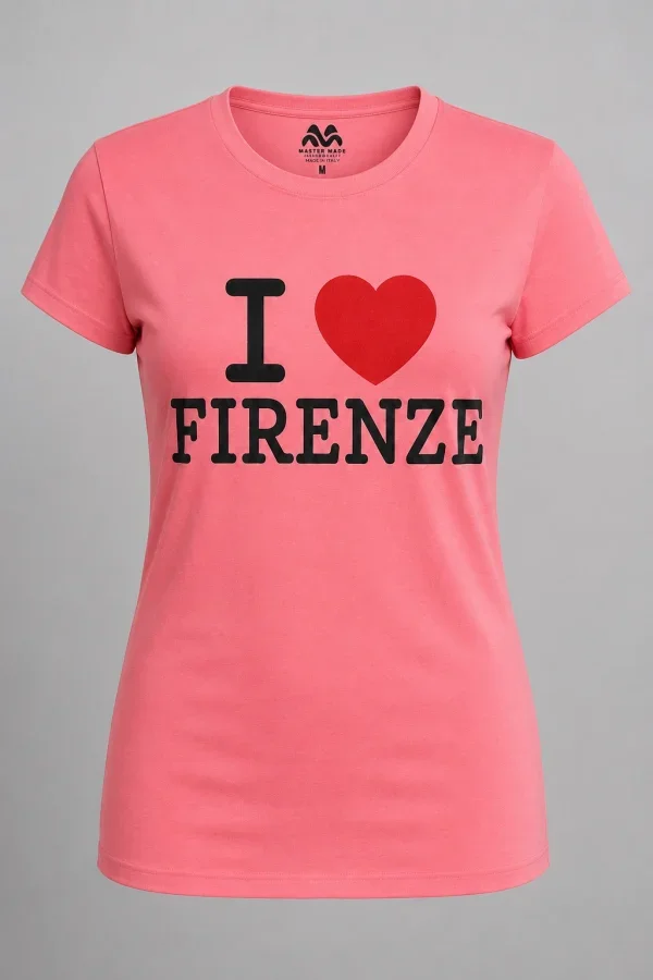 Pink FIRENZE Classic Souvenir Women’s T-Shirt
