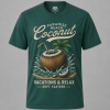 Paradise Beach Coconut Vintage Graphic T-Shirt