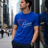 Royal Blue Firenze Heart Premium Unisex T-Shirt