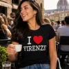 Black FIRENZE Classic Souvenir Women’s T-Shirt