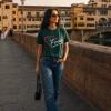 Forest Green Firenze Heart Premium Unisex T-Shirt