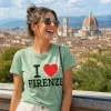 Sage Green FIRENZE Classic Souvenir Women’s T-Shirt