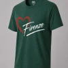Forest Green Firenze Heart Premium Unisex T-Shirt